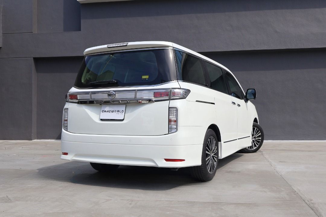 Nissan Elgrand 2.5 Highway Star 7-Seater (A) (Category: Used Cars) located in Singapore. Submitted by carzworld.pteltd (Listing ID 1432030991, Image 3). Description: Viewing Strictly By Appointment Only! Low Interest Rate & Flexible Bank / In House Loan Available All Trade-In Are Welcome Message to: 💬96437773 Features 2.5L 4 Cylinder Inline DOHC Engine, Cruise Control, Keyless Entry/Start, Electric Powered Sliding Door, Airbags, ABS. Accessories