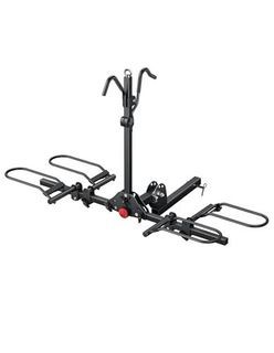 YOUNG ELECTRIC 2-Bike Hitch Rack Platform for Cars Trucks SUVs, 5" Fat Tire 200lb Capacity