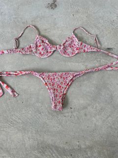 Blackbough floral bikini