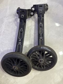 Kids Bike Training Wheels Black