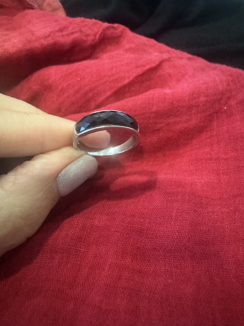 Sterling silver black onyx ring (Category: Rings) located in Singapore. Submitted by croka (Listing ID 1453149982, Image 3). Description: Sterling silver ring with black onyx stone. For pick up in Katong 437831 or select delivery. Thank you. 🙏 .