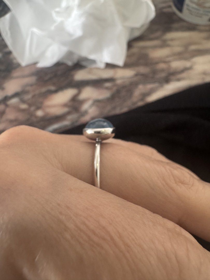 Sterling silver blue topaz ring (Category: Rings) located in Singapore. Submitted by croka (Listing ID 1453127836, Image 3). Description: Sterling silver blue topaz ring. Pick up in Katong 437831 or select delivery. Thank you. 🙏 .