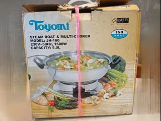 Toyomi 5Litre steam boat hot pot steam multi cooker CONDITION UNKNOWN