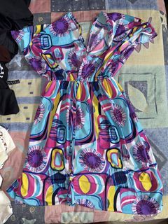 Abstract colors Poppy mini dress