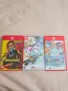 Nintendo Switch Games, cyberpunk, digimon time stranger, monster hunter stories 3