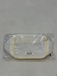 Sephora Makeup Cosmetics Skincare Travel Pouch Case White Fully Gold Member