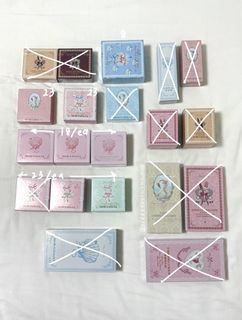 wts 100% AUTHENTIC OFFICIAL flower knows jewel bunny bearie swan series Flowerknows makeup : blush eyeshadow lip gloss etc.