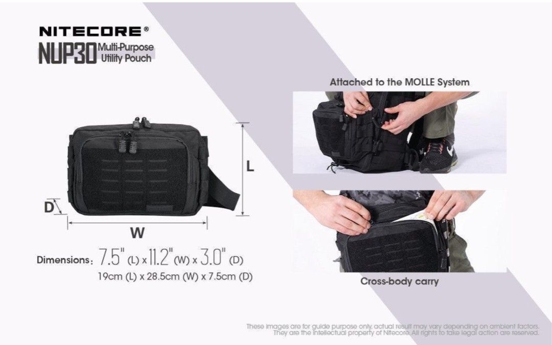 NITECORE NUP30 (Category: Sling Bags) located in Singapore. Submitted by hadytoshi07 (Listing ID 1455009167, Image 2). Description: .