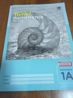 Think! Mathematics Workbook 1A Secondary 3rd Edition