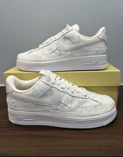 Billie Eilish x Nike Air Force 1 Triple White Skate Shoes White