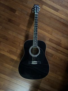 Black Acoustic Guitar