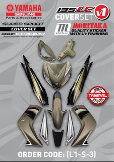 CLICK IN LIST ALL BODY COVER SET YAMAHA SPARK 135