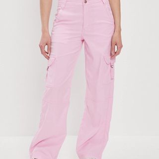 American Eagle Pink Cargo Pants