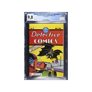DC Detective Comics #27: Facsimile Edition CGC 9.8 1st First Appearance Batman Comic Book