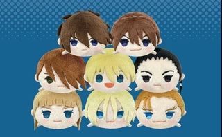 Mobile Suit Gundam Wing Mochimochi Plush Mascot - Zechs Marquise, Relena Peacecraft, Chang Wufei, Treize