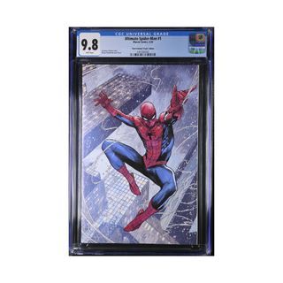 Ultimate Spider-Man #1 CGC 9.8 3rd Printing 1:25 Marco Checchetto Virgin Variant Comic Book Brand New Day Tom Holland