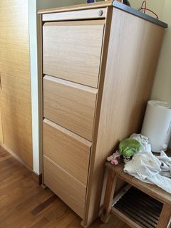 Wooden 4 Drawer Cabinet