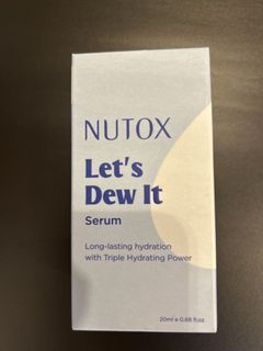 Beauty Sale 💕 BNIB <NUTOX > Let’s Dew It 2-in-1 Targeting Serum Mega Hydration Supple Plump Skin