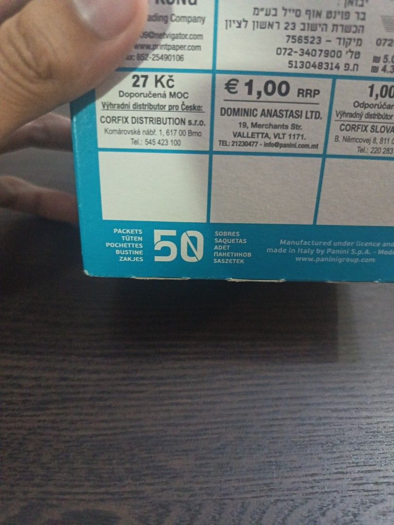 Euro 2020 Panini cards(50packets n album) (unopened) (Category: Card Packs) located in Singapore. Submitted by empan21 (Listing ID 1455773065, Image 5). Description: - Euro 2020 Panini sticker album and booster box - Official Tournament Edition - Sealed booster box for collecting - Relive the excitement of Euro 2020 - Ideal for football and sticker collectors.