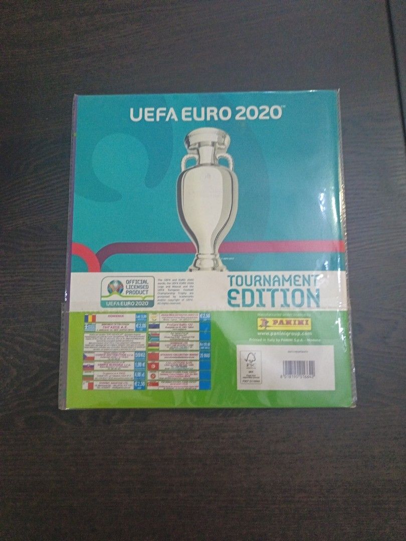 Euro 2020 Panini cards(50packets n album) (unopened) (Category: Card Packs) located in Singapore. Submitted by empan21 (Listing ID 1455773065, Image 3). Description: - Euro 2020 Panini sticker album and booster box - Official Tournament Edition - Sealed booster box for collecting - Relive the excitement of Euro 2020 - Ideal for football and sticker collectors.