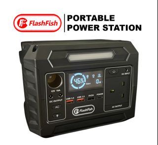 FlashFish S300 230.88Wh/300W 62400mAh Power Station / Flashfish S300 Portable Power Station / FlashFish S300 Portable Power Generator Station | 300W 230.88Wh / power generator / power station