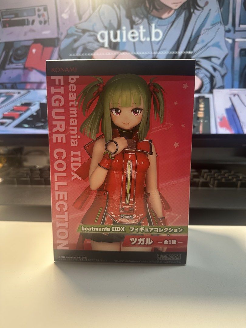 Konami Beatmania IIDX Figure Collection - Tsugaru (from beatmania IIDX 32 Pinky Crush) (Category: Toy Figures) located in Singapore. Submitted by momosonlinestore (Listing ID 1455835743, Image 1). Description: BNIB Ready Stock.