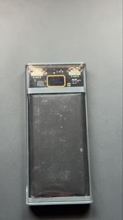 30,000mAh Cyberpunk Transparent Power Bank | 22.5W QC3.0 Fast Charge | LED Display