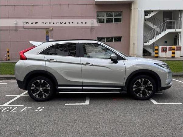Mitsubishi Eclipse Cross 1.5T Sports S/R (A) (Category: Used Cars) located in Singapore. Submitted by carzworld.pteltd (Listing ID 1455927108, Image 3). Description: Viewing Strictly By Appointment Only! Low Interest Rate & Flexible Bank / In House Loan Available All Trade-In Are Welcome Message to: 💬96437773 Features Powerful 1.5L MIVEC turbocharged engine, 8 speed automatic transmission, producing 160bhp, 250nm torque, keyless entry/start. Acc