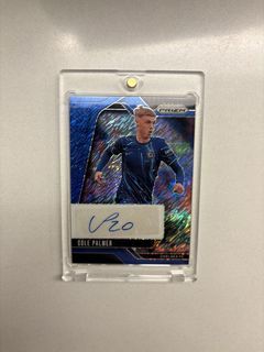 Panini Prizm Cole Palmer Chelsea Blue Shimmer Autograph