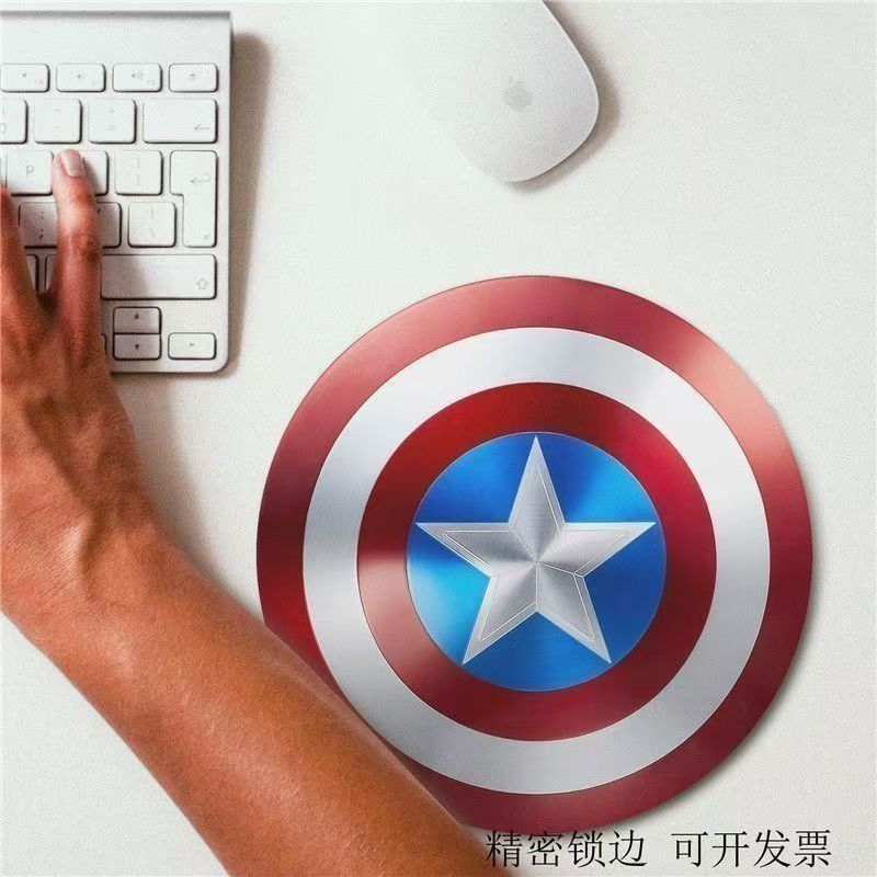 Brand New Marvel Superhero Round Mousepad - Iron Man, Captain America, Spiderman | Perfect for gamers and Marvel fans | Size: Ø22 x 0.3 CM (Category: Mouse & Mousepads) located in Singapore. Submitted by airshield (Listing ID 1456092058, Image 4). Description: - Brand New - Self-Collect @ Ubi - Size: Ø22 x 0.3 CM - Marvel superhero mousepads - Choose from iconic designs: Iron Man helmet, Captain America shield, or Spiderman emblem - Smooth surfac