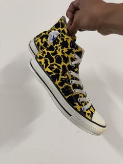 CONVERSE ALL STAR Hi Cracked Ice Yellow (NOS, Made in Japan)