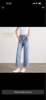 Light Wash Wide Leg Jeans