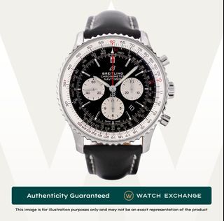 New Old Stock Breitling Navitimer Leather AB0127211B1X1 AB0127211B1X1 Black Dial Z25908 Dec 2021