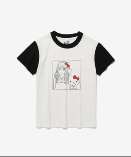 NICEGHOSTCLUB Junji Ito x Sanrio JS Tomie Hello Kitty Mini Tee