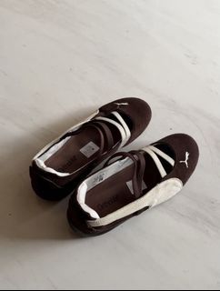 puma speedcat ballet flats - suede brown