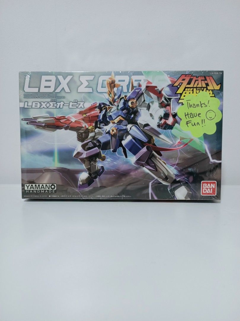 Bandai LBX Sigma Orbis Model Kit (Category: Gundam Model Kits) located in Singapore. Submitted by psalm_91 (Listing ID 1456345045, Image 1). Description: - Bandai LBX Sigma Orbis model kit - Yamano Handmade version - Brand new, box is sealed - Ideal for collectors and model building enthusiasts.