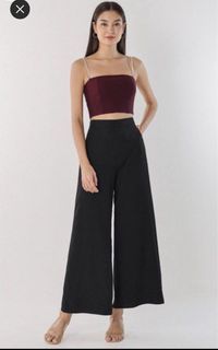 LOVET hermoine wide legged pants in black