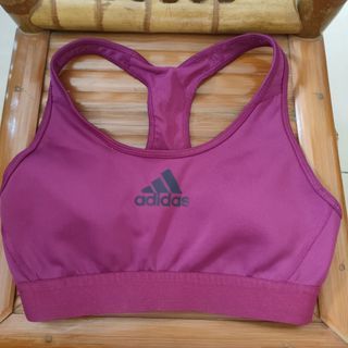 magenta Adidas Don't Rest Alphaskin racerback sports bra