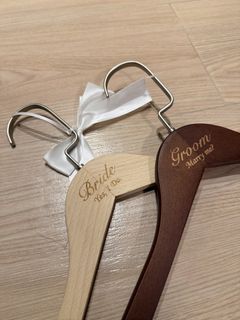 Pair of Bride & Groom Hangers