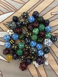 WTS Assorted Polyhedral Dice for Tabletop Games