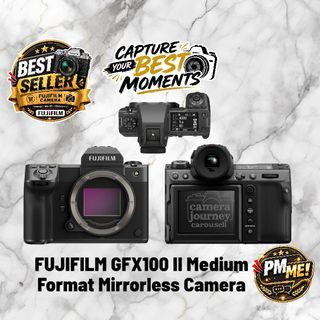FUJIFILM GFX 100 II Mirrorless Camera Body | FUJIFILM GFX 100 II Mirrorless Camera | FUJI GFX100 II | FUJI GFX 100 II | FUJIFILM GFX 100 II | FUJI GFX 100 M2 | gfx100II