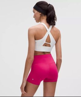 Lululemon Sports Bra Beige Marble Cross Back Size 8