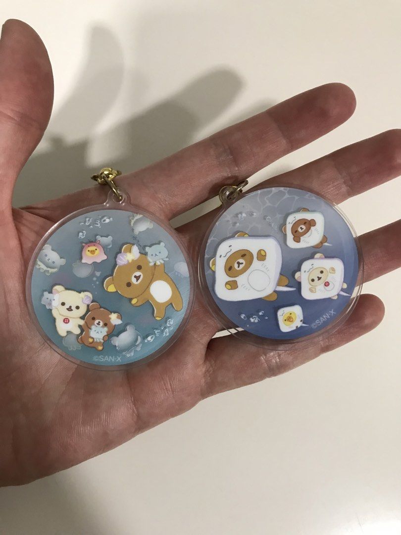 San-X ocean Rilakkuma double acrylic keychain (Category: Handmade Craft) located in Singapore. Submitted by call.me.maybe (Listing ID 1453280833, Image 4). Description: Authentic San-X ocean Rilakkuma double acrylic keychain •price listed for each.