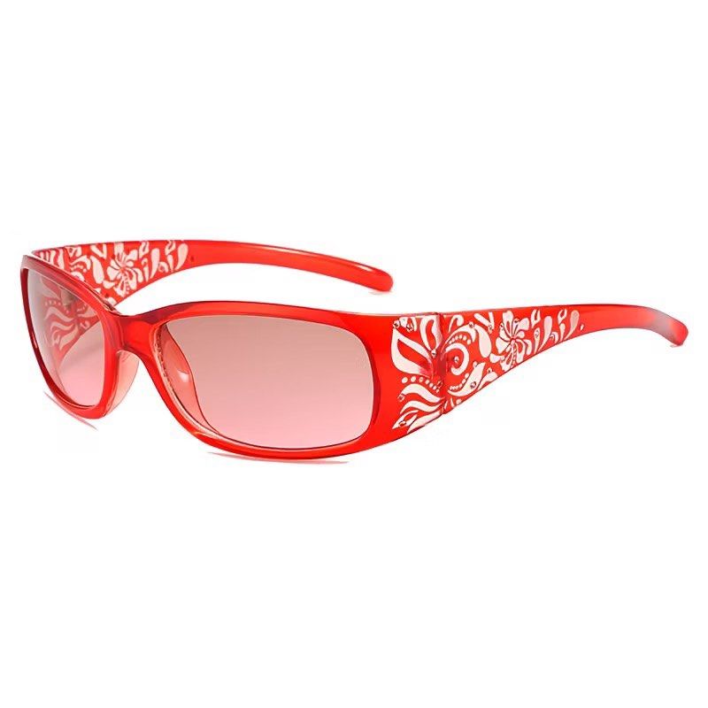 y2k racer sunnies sunglasses (Category: Sunglasses & Eyewear) located in Singapore. Submitted by y2kqueen (Listing ID 1453375563, Image 6). Description: PREORDER colours: maroon, black, pink, brown, red, green, white.