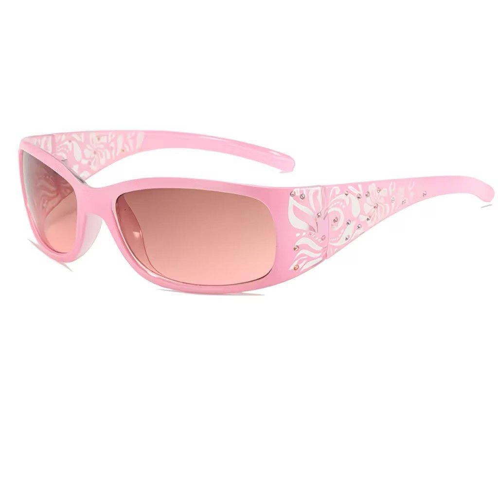 y2k racer sunnies sunglasses (Category: Sunglasses & Eyewear) located in Singapore. Submitted by y2kqueen (Listing ID 1453375563, Image 4). Description: PREORDER colours: maroon, black, pink, brown, red, green, white.