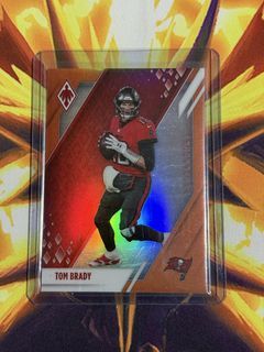 2021 NFL Panini Phoenix Football Card - Tom Brady ‘Orange Parallel’ #/99 (Tampa Bay Buccaneers)
