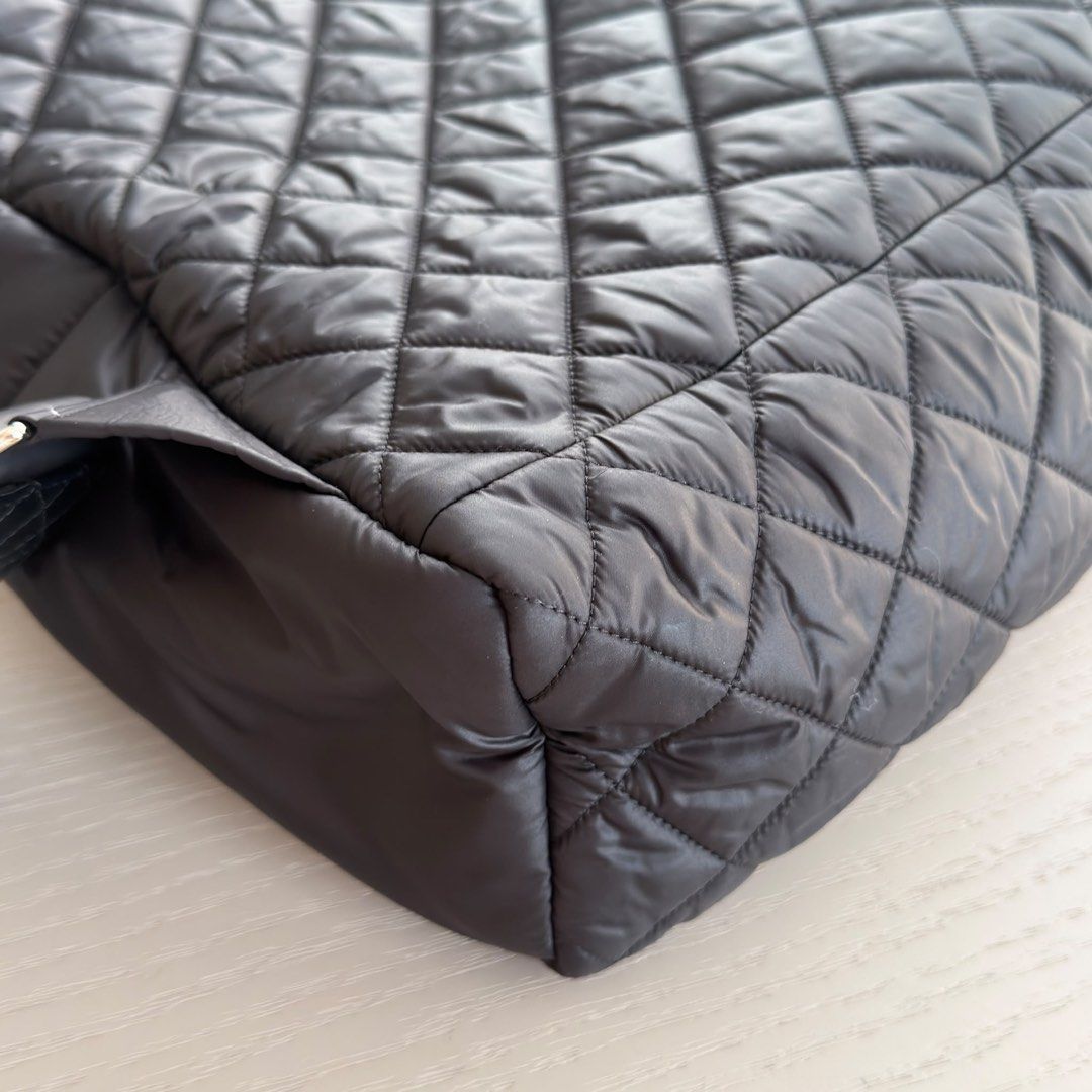 Chanel Coco Cocoon Backpack Small Quilted nylon Black Silver hardware (Category: Bags & Wallets) located in Singapore. Submitted by yasfinds (Listing ID 1456460908, Image 9). Description: Chanel Coco Cocoon Backpack Excellent condition Small L28 H35 D11cm Quilted nylon Black Silver hardware Series 20 (year 2014-2015) Comes with dust bag only F1708 Whats App: Kai @ +65 98263475.