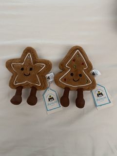 Jellycat amuseable tree cookie, star cookie
