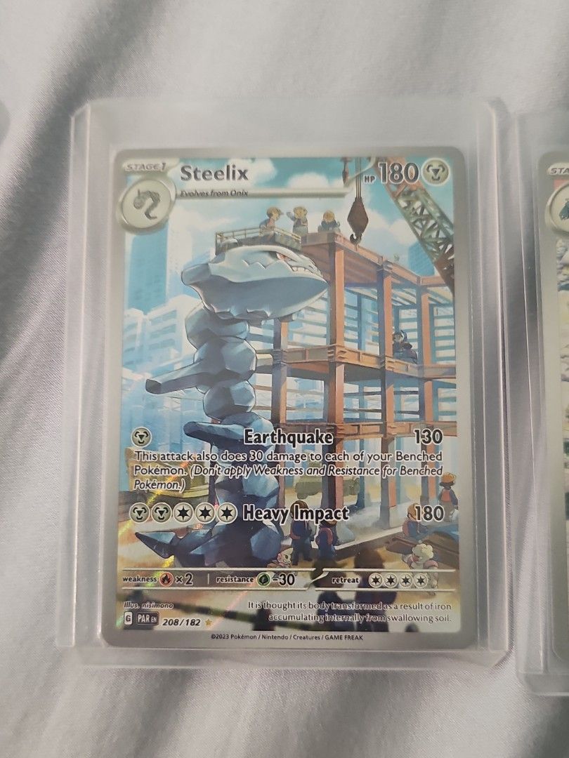 Steelix 208/182 Paradox Rift card (Category: Raw Cards) located in Singapore. Submitted by marrus (Listing ID 1456754451, Image 1). Description: .