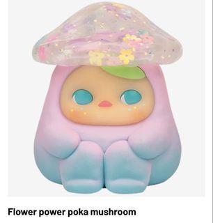 [HTB Fee $20] PTS 26 Brand New Sealed Authentic POPMart Pucky Flower power poka mushroom collectible toy